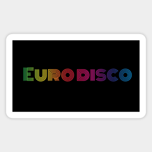 Euro disco Sticker